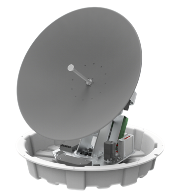 0.8m Ka‑band marine on-the-move satcom antenna