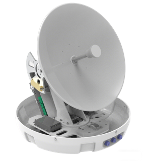 0.6m Ku‑band marine on-the-move satcom antenna