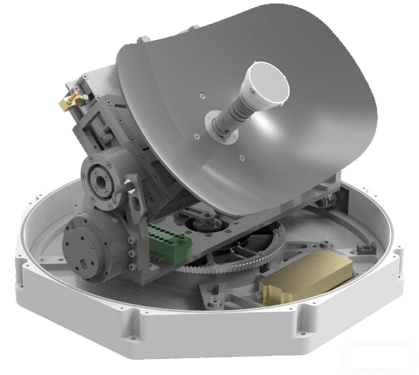 0.2m Ka-band vehicle-mounted on-the-move satcom antenna